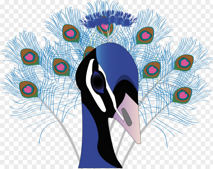 Bird Cartoon Asiatic Peafowl Clip Art PNG