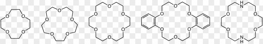 Crown Ether 18-Crown-6 Macrocycle Cyclic Compound PNG