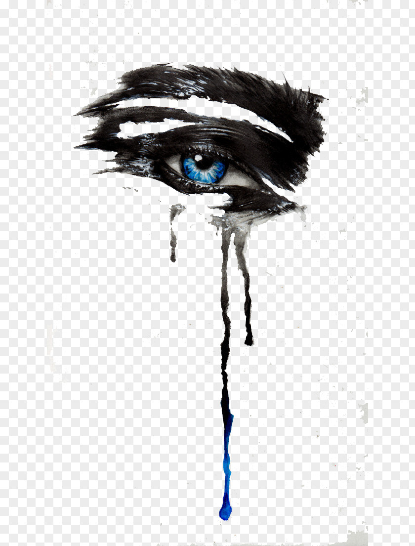 Eye Care Tears Drawing Ink PNG