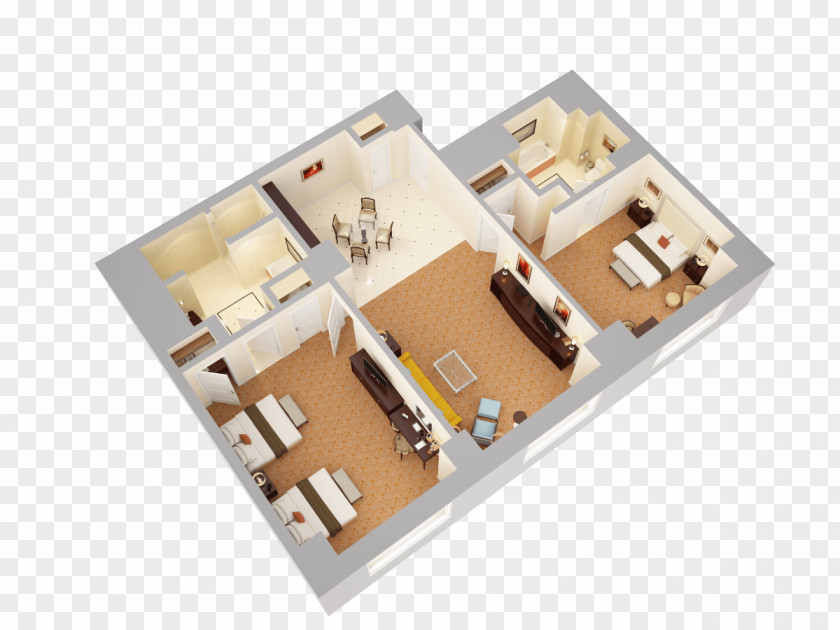 Hotel Suite Bedroom Accommodation PNG