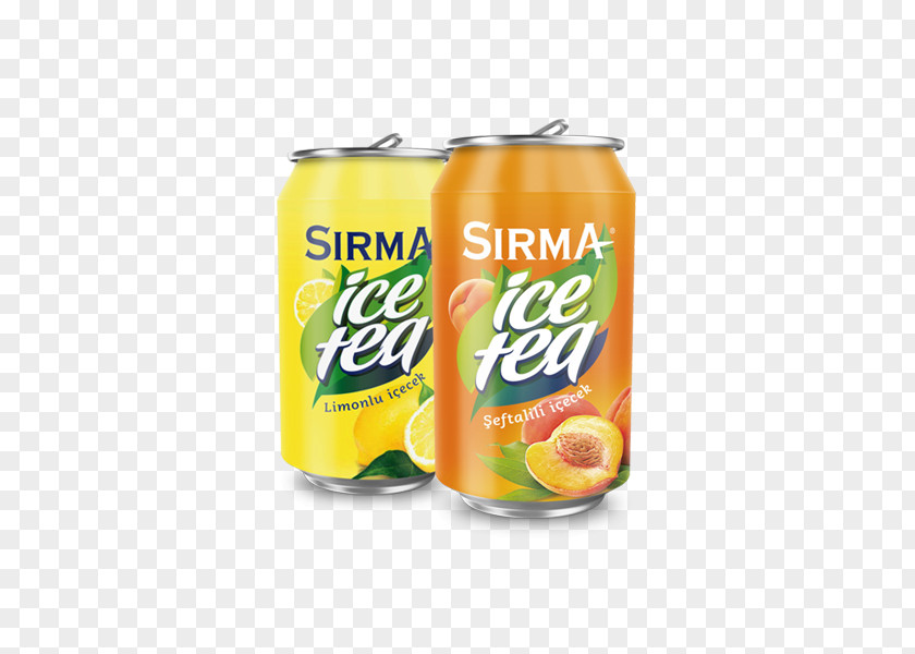Iced Tea Orange Drink Sirma Carbonated Water PNG