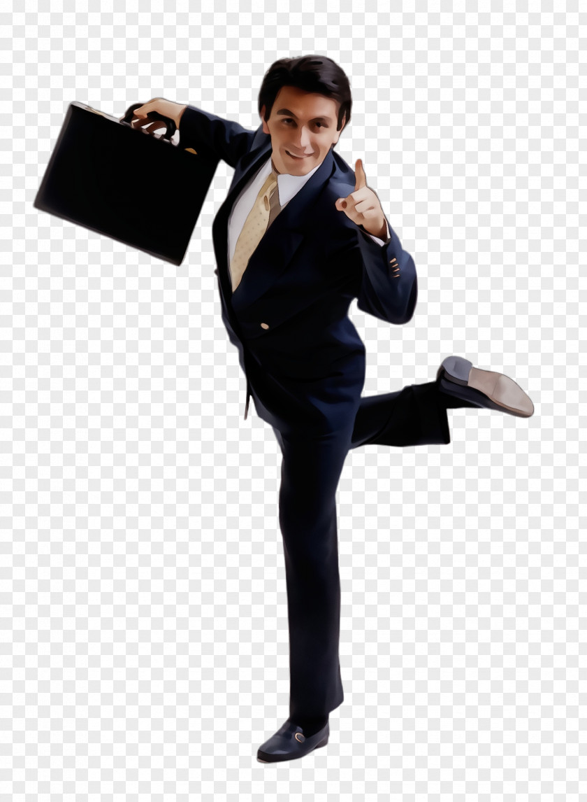 Kick Gesture Standing Suit Gentleman Businessperson Formal Wear PNG