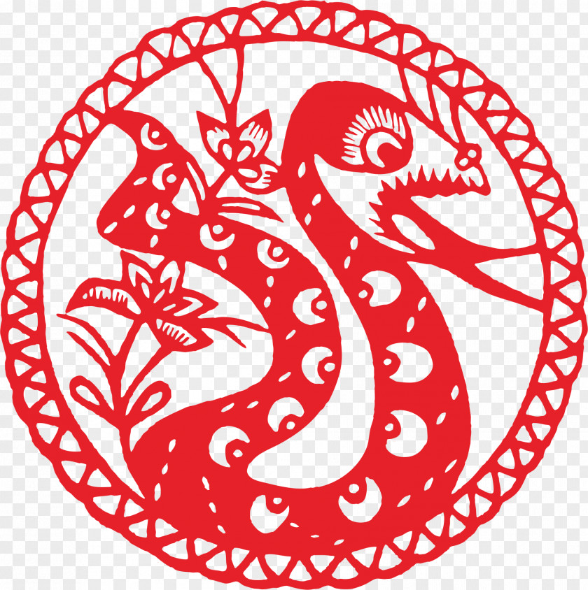 Snake Tung Shing Chinese Zodiac Papercutting Dog PNG