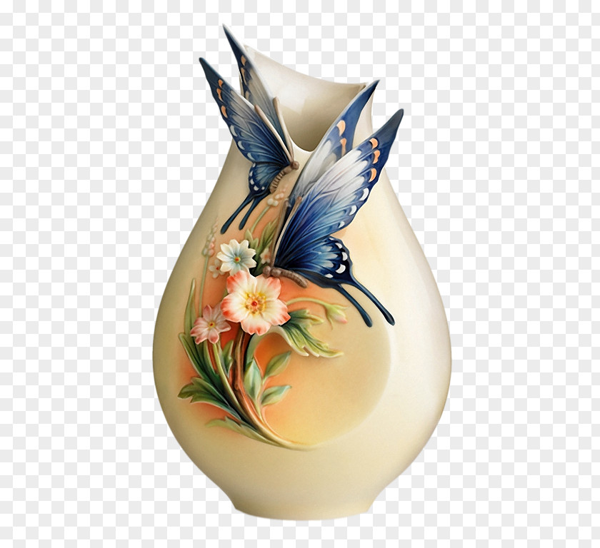 Big Flyers Bundle Vase Franz-porcelains Ceramic Decorative Arts PNG