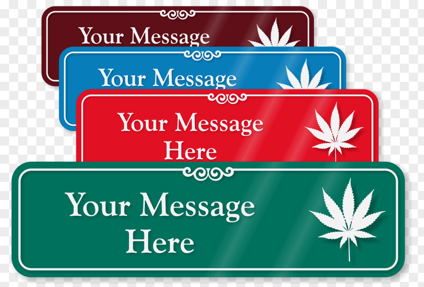 Cannabis Dispensary Medical Shop Sign PNG