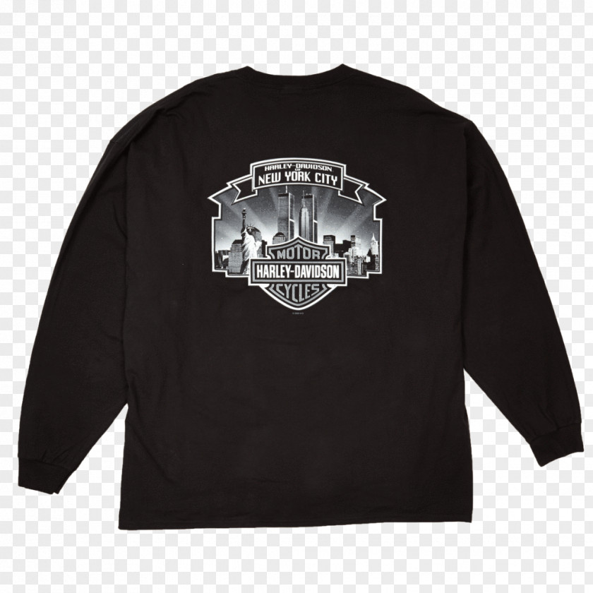 Ny Skyline Long-sleeved T-shirt Hoodie PNG
