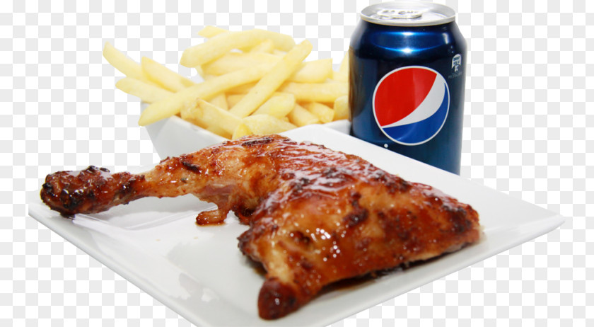 Chicken And Chips Barbecue Junk Food Recipe PNG