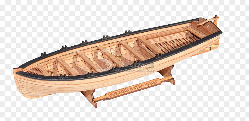 Wood Ship Model Lifeboat PNG
