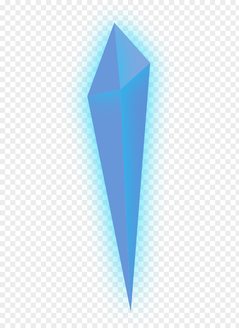 Blue Crystal Number Line Angle PNG
