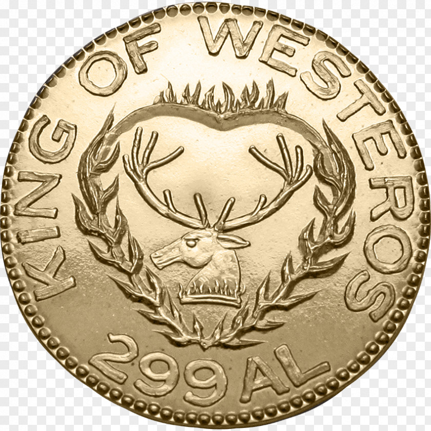 Coin Stannis Baratheon House Robert Gold PNG