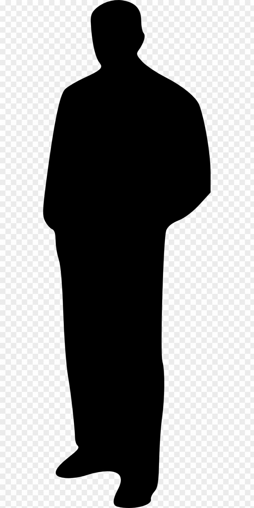 Man Silhouette Vector Graphics Businessperson Image PNG