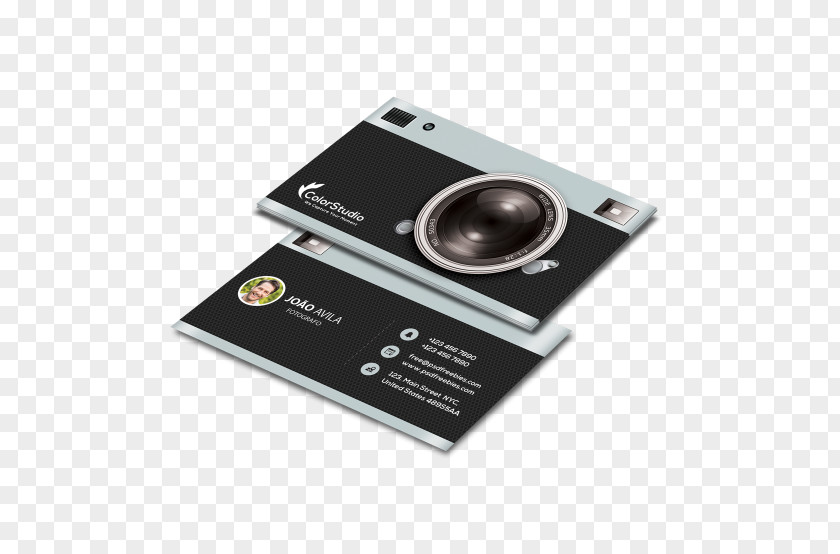 Ripper Photography Business Cards Photographer Camera Visiting Card PNG