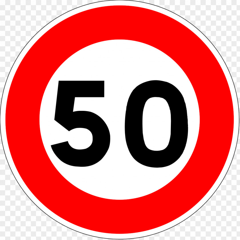 50 Traffic Sign Speed Limit Road Signs In France PNG