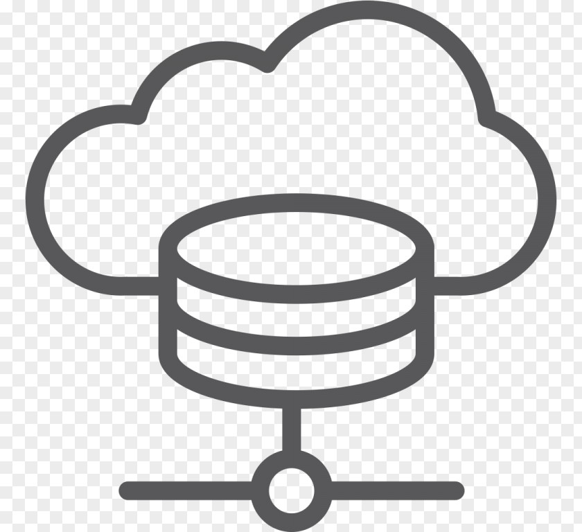 Cloud Computing Web Hosting Service Database PNG