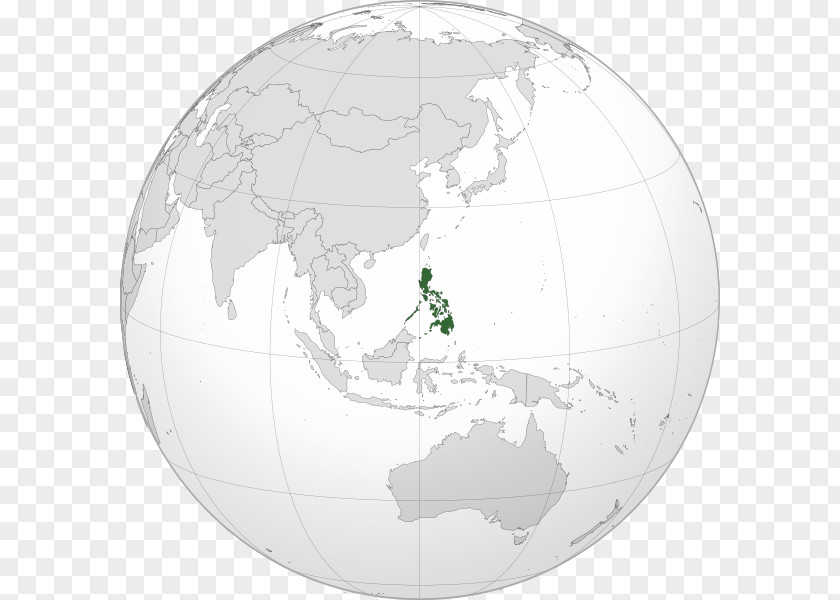 Globe Philippines World Map PNG