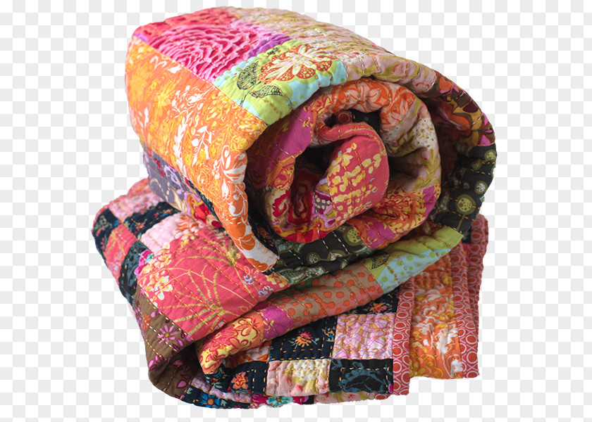 Quilted Quilting Wool Appliqué Pillow PNG
