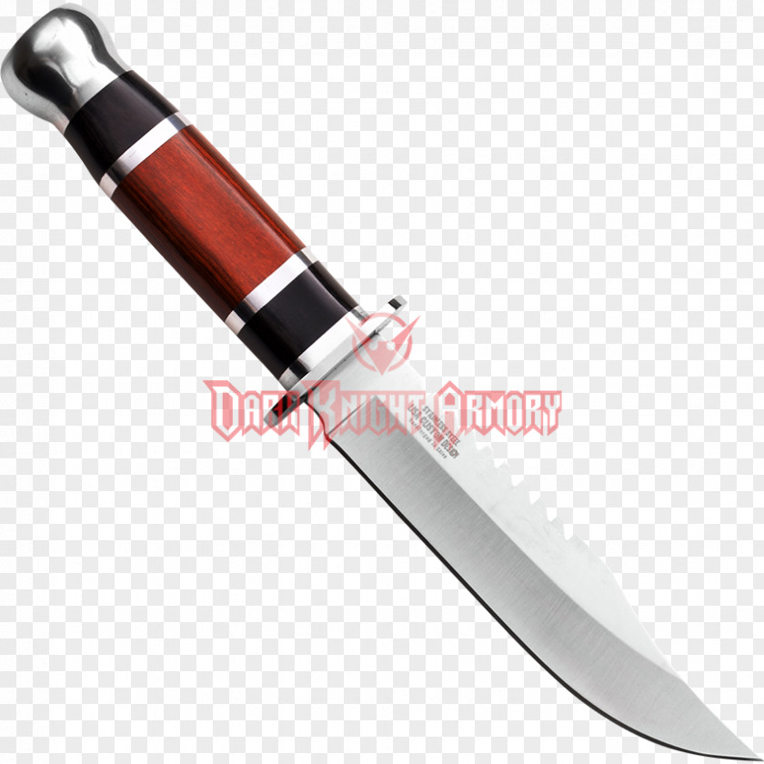 Serrated Bowie Knife Hunting & Survival Knives Utility Switchblade PNG