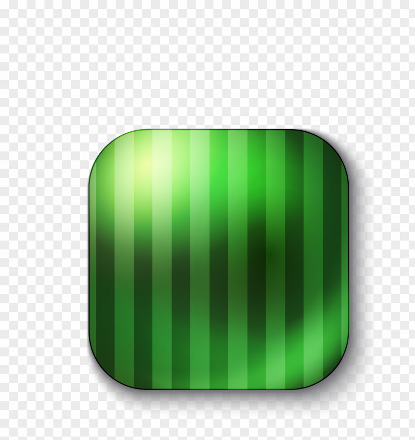 Vector Painted Green Button Rectangle Font PNG