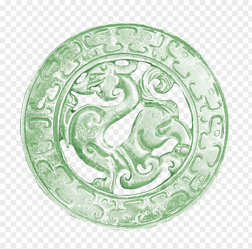 Chinese Dragon-shaped Jade Emperor Of China Hongshan Culture PNG