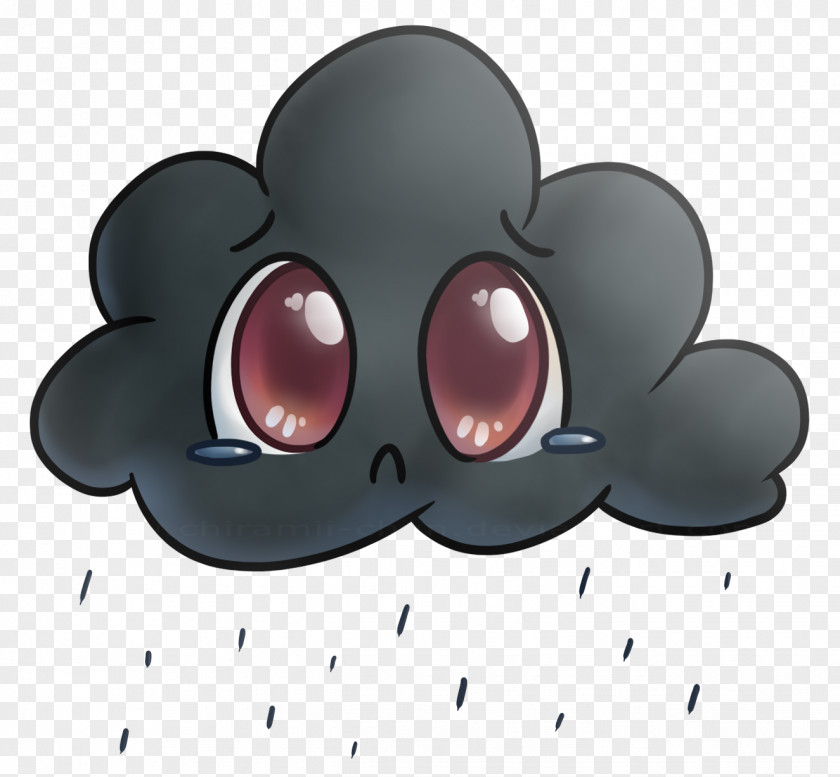 Cloud Animation Sadness Rain PNG
