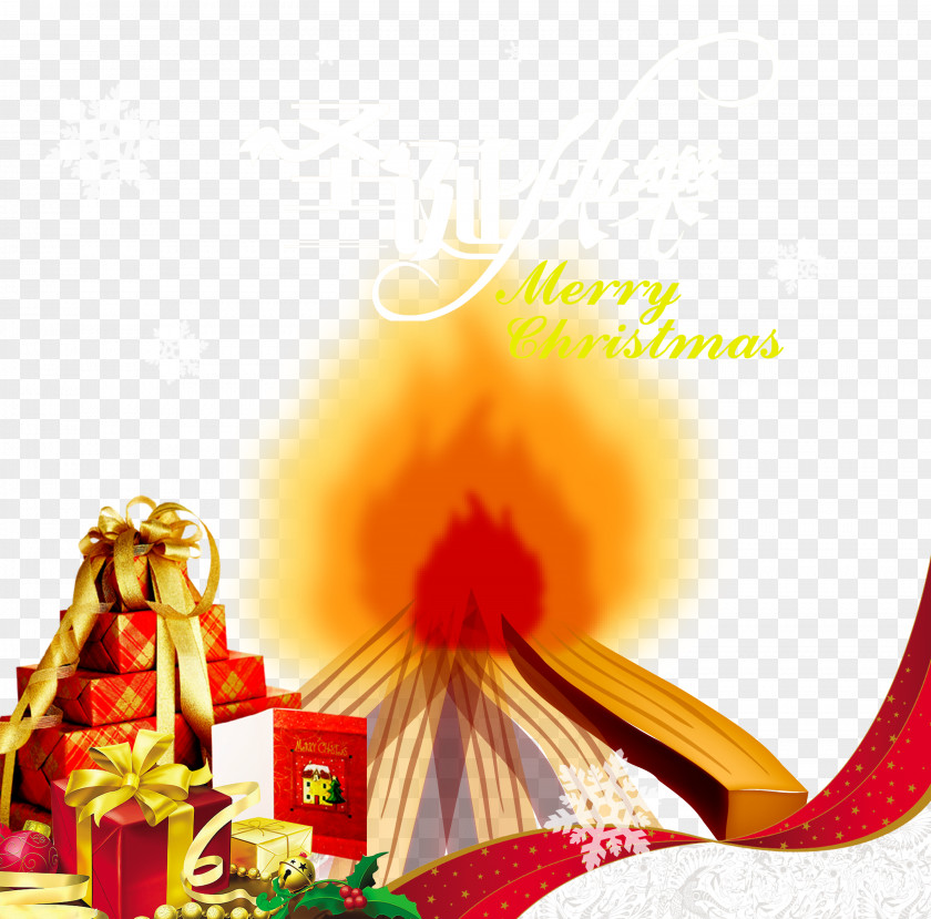 Creative Christmas Card Greeting Santa Claus Decoration PNG