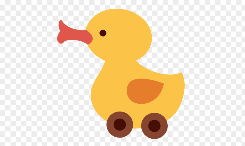 Big Yellow Duck Toy Toddler Childhood Clip Art PNG