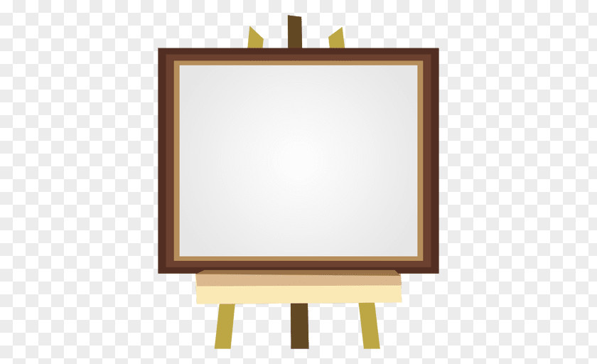 Canvas Easel Painting PNG