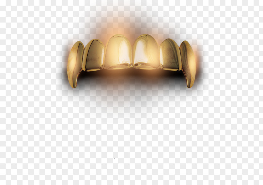 Cool Gold Teeth Poster Computer File PNG