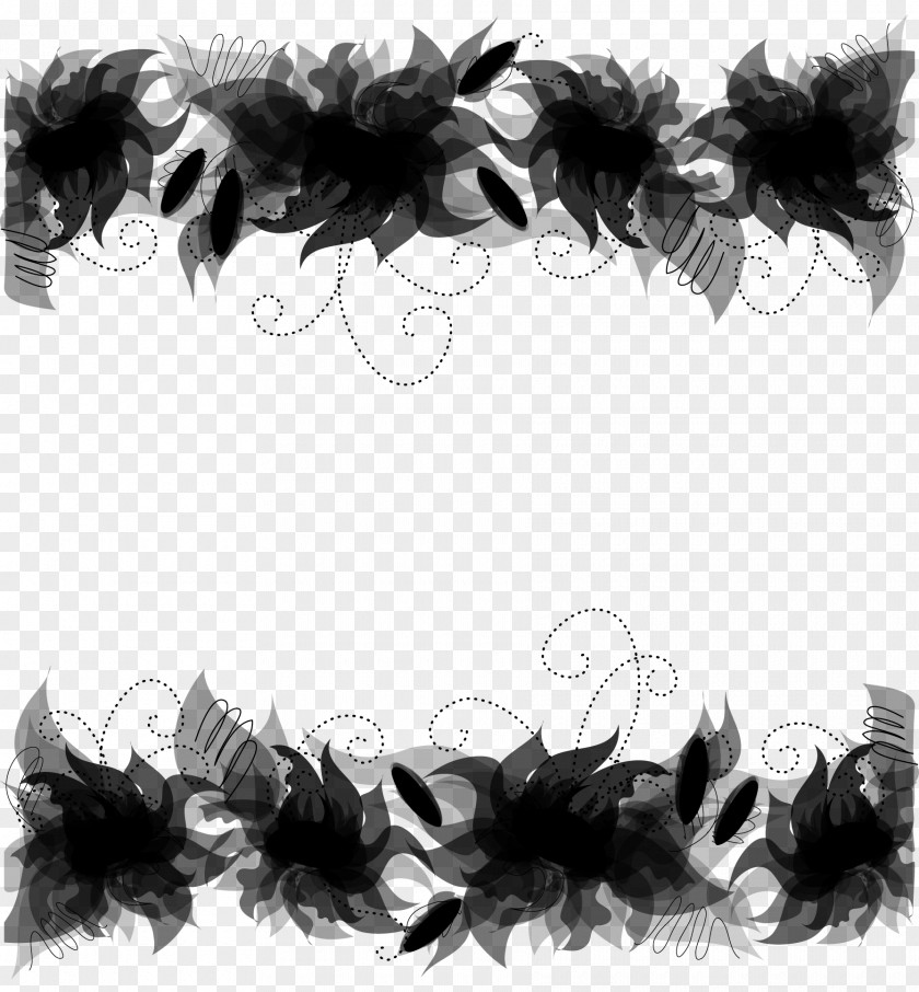 Font Pattern Black M PNG