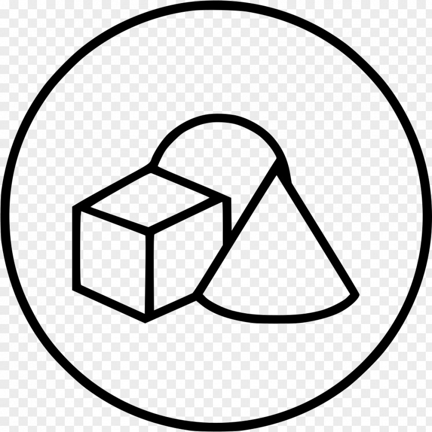 Circle Geometry Icon Design PNG