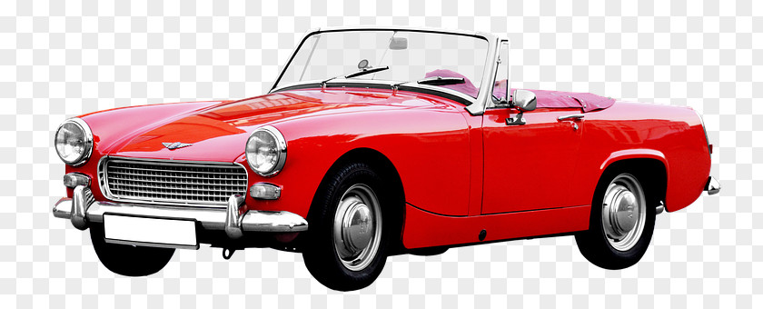 Classic Car Front Austin-Healey Sprite Sports Convertible MG Midget PNG