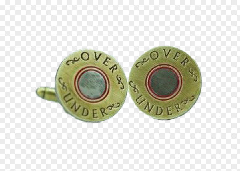 Cufflinks Earring Cufflink Shotgun Shell Over–under PNG