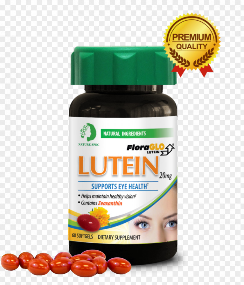 Eye Dietary Supplement Lutein Zeaxanthin Calendula Officinalis Softgel PNG