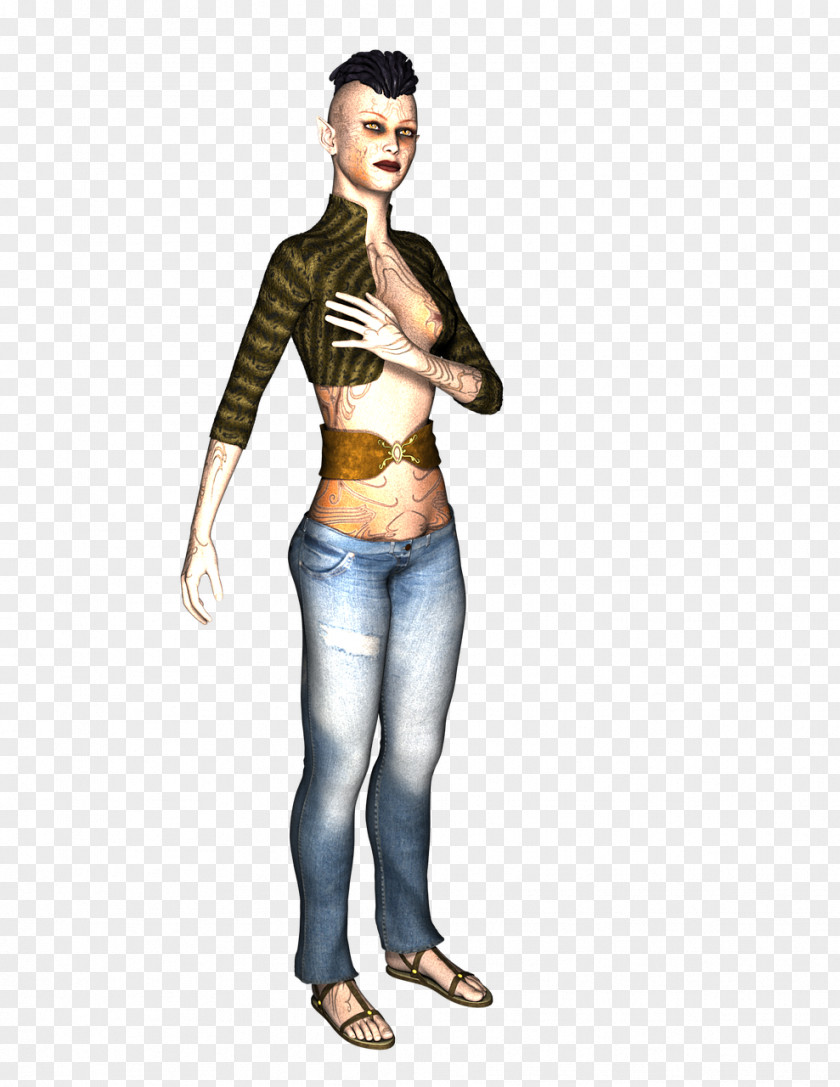 Jeans Model PNG