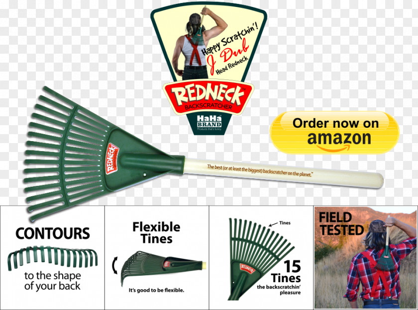 Redneck Backscratcher Shoulder Household Cleaning Supply Hand PNG