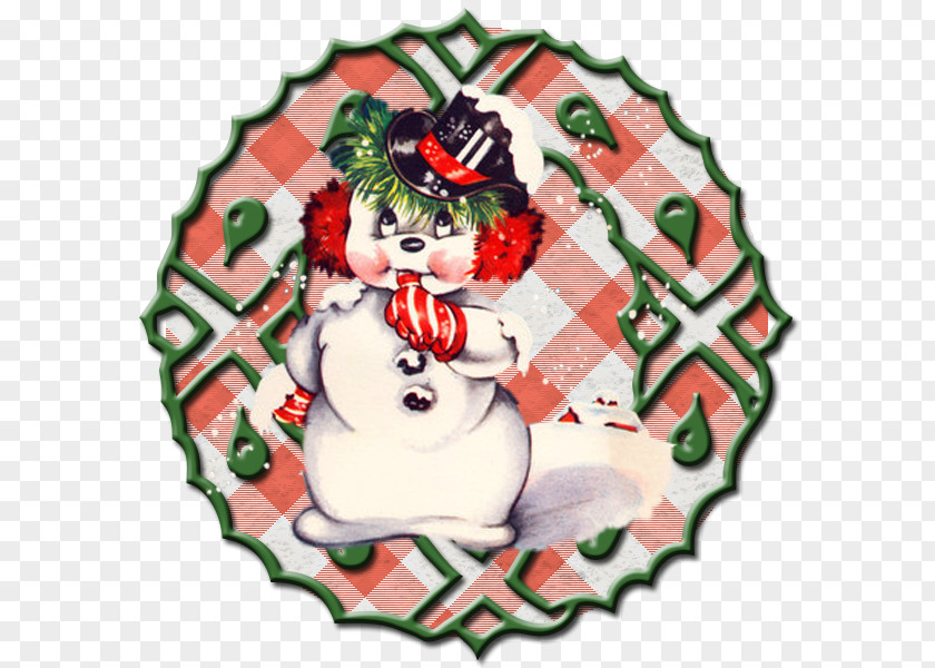 Creative Christmas Wreath Ornament Decoration Snowman Food PNG