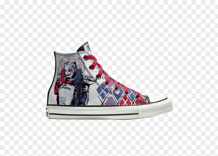 Harley Quinn Joker Converse Shoe Sneakers PNG