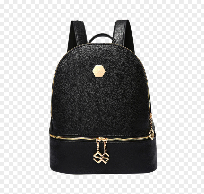 Leather Hoodie Backpack Handbag Baggage Satchel PNG