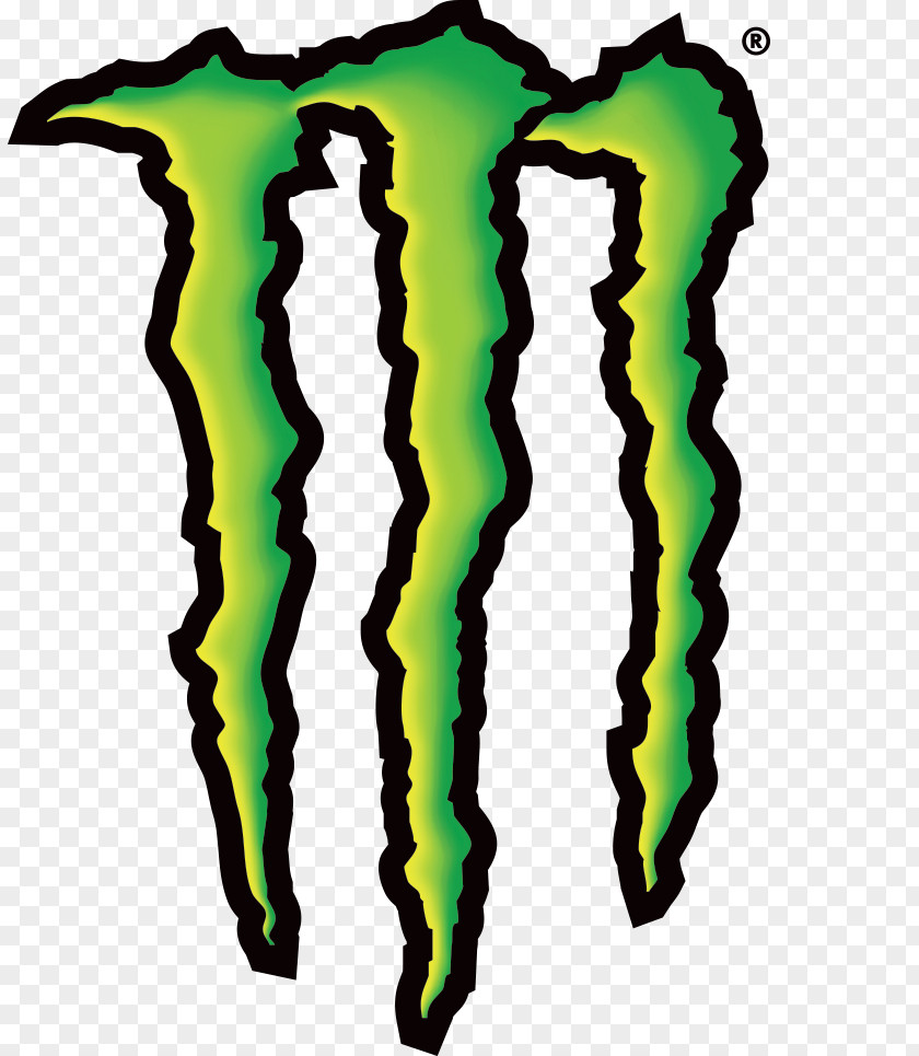 Claw Monster Energy Drink Beverage Logo PNG