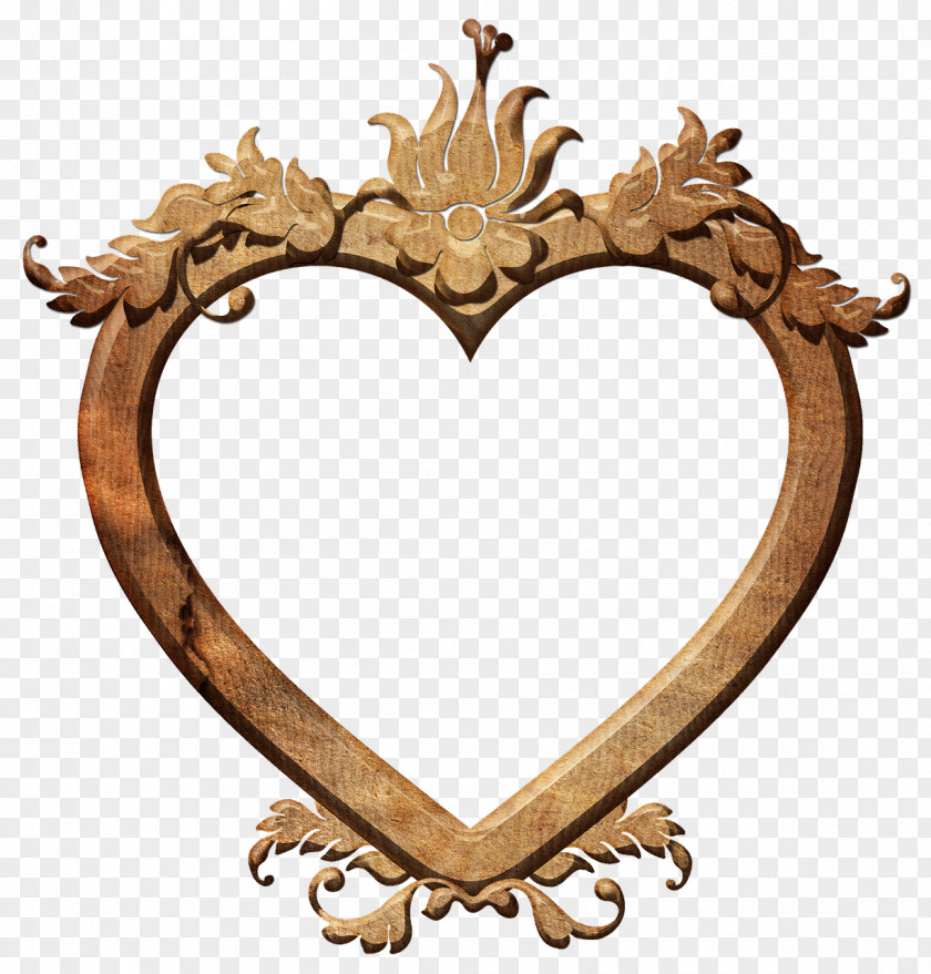 Heart Frame Picture Frames Love Mirror PNG