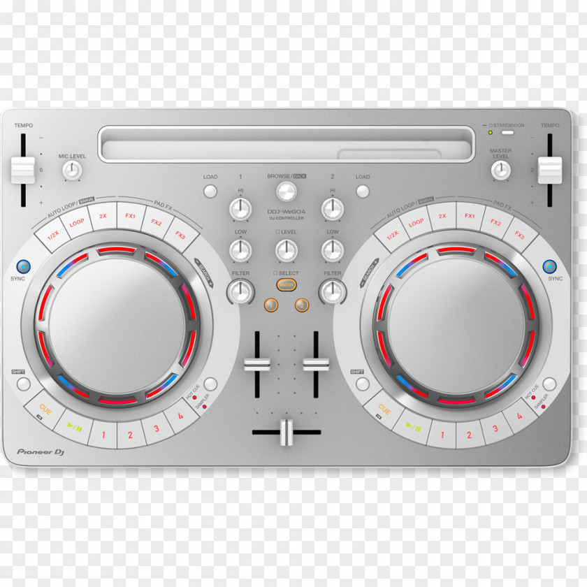 Microphone DJ Controller Pioneer DDJ-WeGO4 Disc Jockey PNG