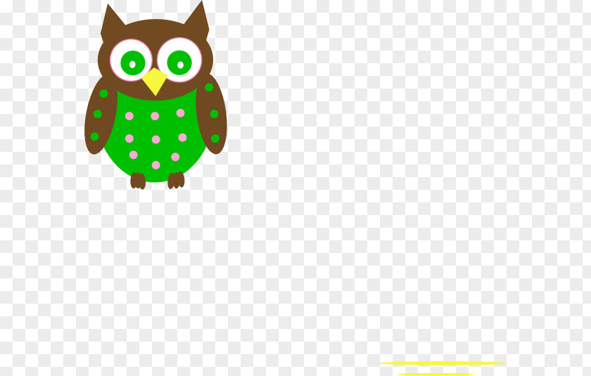 Pink Owl Green Clip Art PNG