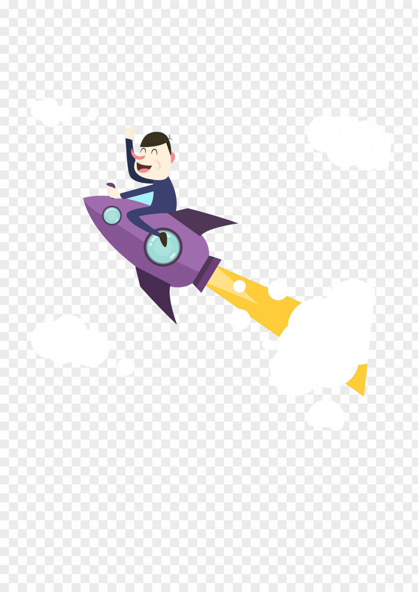 Rocket Fly PNG