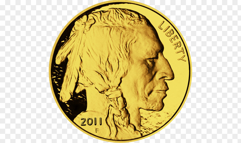 United States American Buffalo Bullion Coin Gold Eagle PNG