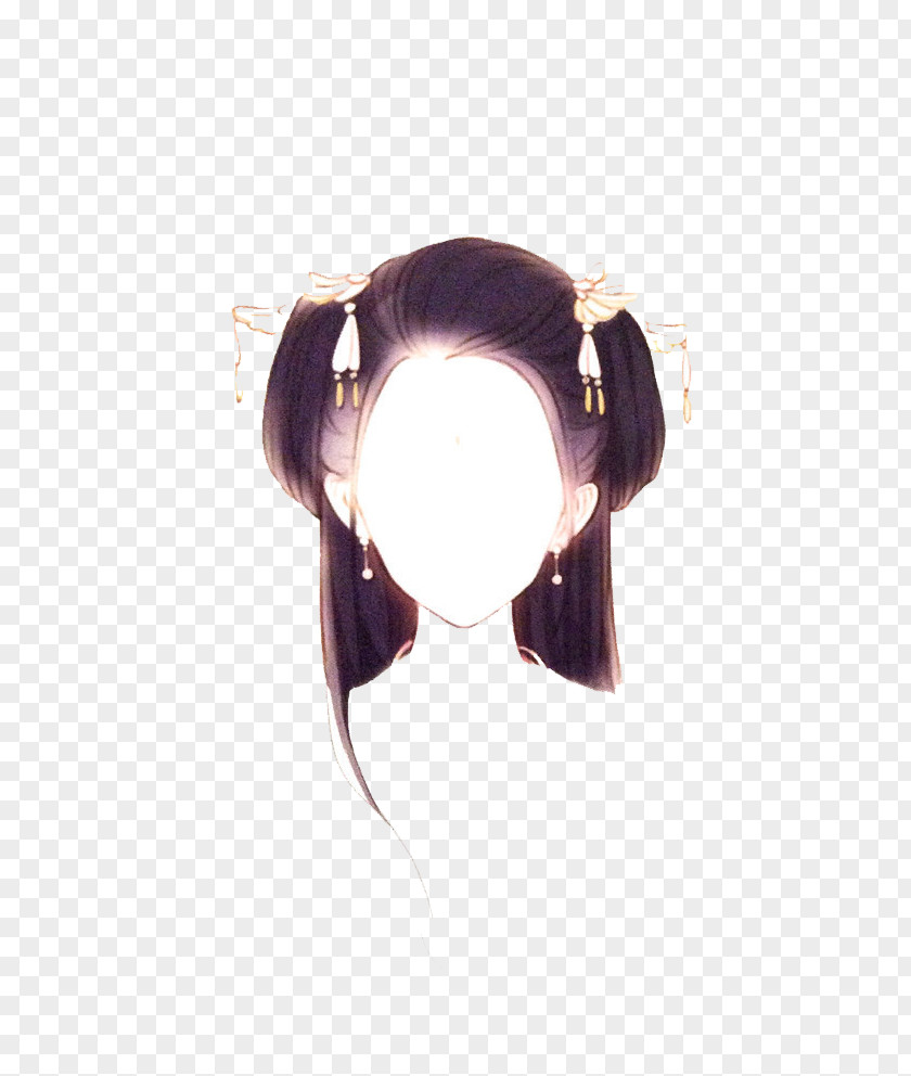 Double Bob Hairstyle Barrette Capelli Drawing Hair Stick PNG