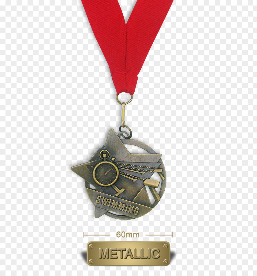 Gold Medal Swimming Silver Charms & Pendants Jewellery PNG