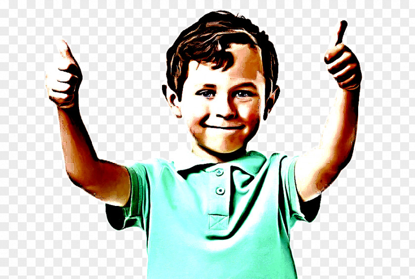 Pleased Sign Language Cartoon Finger Gesture Thumb Cheering PNG