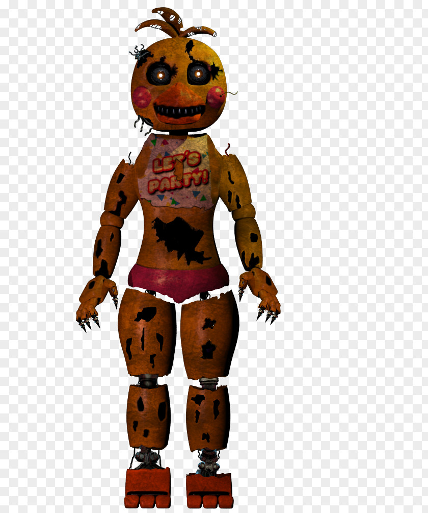 Toy Chica Freddy Fazbear's Pizzeria Simulator Animatronics Jump Scare Nightmare Mascot PNG