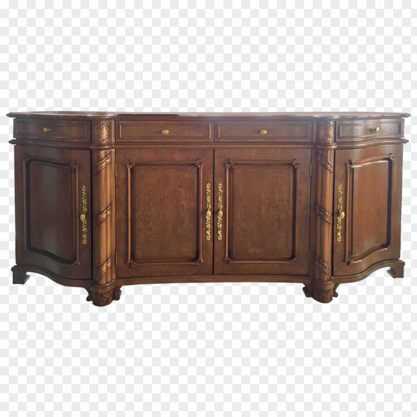 Buffet Furniture Buffets & Sideboards Drawer Wood Stain Antique PNG