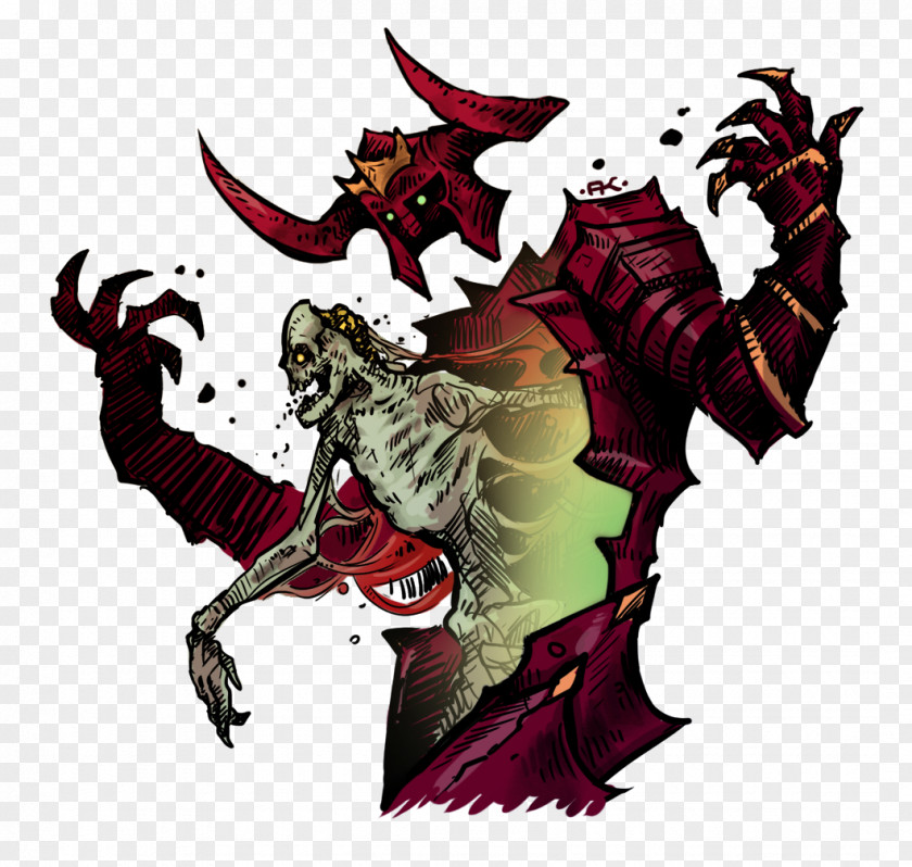 Fallen Hero Dungeons & Dragons Illustration Demon Cartoon PNG